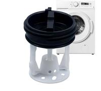Washer Drainage Pump Seal Cover - ABS 5.7x4.5x6.3cm | Drain Pump Cover For Washing Machine, Fluff Filter Replacement Part | Durable Laundry Drain Pumps Protector For Drum Washer Cleaning Maintenance