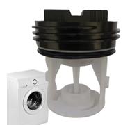 Washer Drainage Pump Seal Cover - ABS 6.4x5.2x7.6cm | Washing Machine Drain Pump Cover, Fluff Filter Cap Replacement | Sturdy Laundry Appliance Spare Part For Drum Washer Clean Water Drain System Use