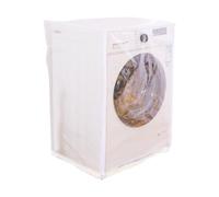 Washer Dryer Cover - Clear Waterproof PVC Laundry Guard, Easy Access Zippered Protective Wrap, Durable Machine Shield | Pratique Home Appliance Care Accessory For Apartment Dorm School Indoor