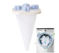 Washer Hair Catcher, Portable Floating Mesh Filter, Reusable Lint Remover, Effective Laundry Cleaning Ball For Household Washing Machines, 3.54x3.54x6.89 Inches
