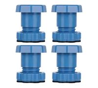 Washer Vibration Pads - 4 Pieds Réglables | Set Of 4 Height-Adjustable, Anti-Slip Anti-Vibration Pads For Washing Machines and Dryers, Prevents Noise, Stop Movement, Levels Furniture, Ideal For Home,