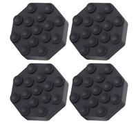 Washer Vibration Pads, Anti Noise Foot Mat, Shock Absorbing Support Base, Interactive Stable Anti Skid Design, Heavy Load Capacity, Ideal for Washing Machine Dryer Laundry Use 2.36x0.59 Inches