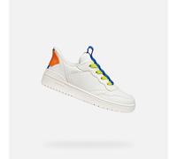 Geox J Washiba Fast in Bo Basket, White Royal, 28 EU