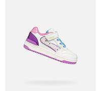 Geox J WASHIBA Girl A Baskets Blanc/Violet foncé Taille 37 EU