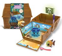Washimals Ocean Glow Pets-Kit Écrin du Trésor,pour Colorier et Laver Les Bébés Animaux,Jeu et Cadeau pour Enfants,à partir de 3 Ans,74-7510