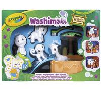 Washimals Safari Oasis Piscine Avec Quatre Chiots Crayola 74-7328