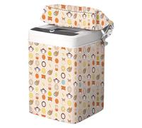 Washing Machine Cover, Waterproof Zippered Enclosure, Heavy Duty Fabric, UV Resistant Coating, Ideal for Dormitory Balcony Apartment Laundry Room Storage, Small to Extra Large