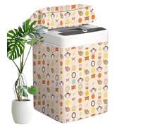Washing Machine Cover, Zippered Appliance Protector, Waterproof Shield Dust and Moisture, Standard Size, Gray, Ideal for Balcony, Dorm, Apartment, Laundry Room, Home Use