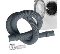 Washing Machine Drain Hose - Stylish Compact 1 Meter Discharge Pipe, Kit Clamp Connector Flexible, Portable Sink, Laundry Cleaner | Sink, Laundry, Cleaner, Dehumidifier, Home, Hotel