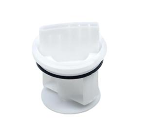 Washing Machine Drain Outlet Plug, Small Drain Pump Cover for Washer | 2.52x2.05x2.99in Laundry Replacement Part, Drain Pump Fluff Filter for Washing Machines Prevent Water Spills and Leaks