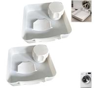 Washing Machine Drain Tray,Leak-Proof Washing Machine Drainage Tray, Front Load washer Water Catch Tray, Heavy-Duty Protection For Front Load Washing Machines, Apartments, Mobile Homes, Garages，2