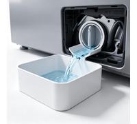 Washing Machine Drain Tray,Universal Front-Load Washing Machine Drain Pan,Washing Machine Drainage Tray,Washer Drip Pan,Easy Installation,Basements Apartments Mobile Homes Garages and Rentals，2