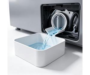Washing Machine Drain Tray,Universal Front-Load Washing Machine Drain Pan,Washing Machine Drainage Tray,Washer Drip Pan,Easy Installation,Basements Apartments Mobile Homes Garages and Rentals，1