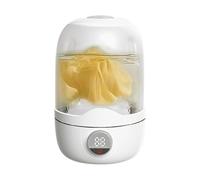 Washing Machine, Portable Small Washer, 2000mAh Battery, Compact Laundry Cup Design, Gentle Cleaning Appliance for Baby Clothes, Socks, Towel, Bra, Clothing, Travel Use, Multicolor