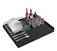 Washing Machine Top Cover, Foldable Silicone Dryer Protector, Heavy Duty Non-Slip Mat Design, 23.62x23.62 inches, Ideal for Kitchen Living Room Dorm Home Appliance Use