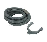 Washing Machine Universal Drain Outlet Hose and Hook with 22/ 30 mm Fitting, 2.5 m