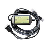 Washinglee 1747-UIC Câble de Programmation pour AB PLC SLC5/01/02/03/05 et Micrologix 1000, USB vers DH485/RS485/RS232, Pour Remplacement Allen Bradley 1747-UIC