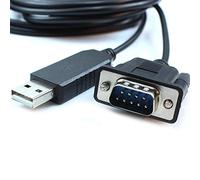 Washinglee 940-0024 Câble de Console pour APC UPS SUA-1000ICH SUA1000R2ICH SURT10000UXICH SUA-1500ICH SUA2200R2ICH, Câble USB-DB9 pour Remplacement 940-0024C/940-0024E/APC9619, Puce FTDI Intégrée.