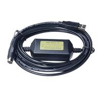 Washinglee USB Câble de Programmation pour Mitsubishi PLC FX3U et FX Series, pour la série Taiwan Shihlin AX, Pour FX2N/FX1N/1S/FX3U/3GA, pour le Remplacement USB-SC09-FX, 6 Pieds