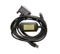 Washinglee USB Programming Cable Compatible for Mitsubishi PLC FX and A Series F2/A00/A1S and FX2N/1N/1S, for USB-SC09 Replacement, 6 FT