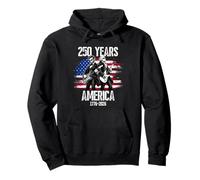 Washington Abraham Lincoln Playing Guitar 4th of July 250th Sweat à Capuche
