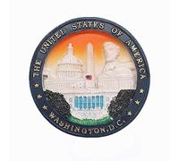 Washington, capitale des États-Unis d'Amérique 3D, aimant de décoration, décoration de la maison et de la cuisine, autocollant