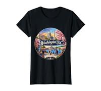 Washington DC, Capital Monument, États-Unis, Drapeau, T-Shirt Graphique avec Valeur