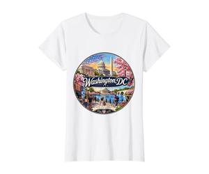 Washington DC, Capital Monument, États-Unis, Drapeau, T-Shirt Graphique avec Valeur