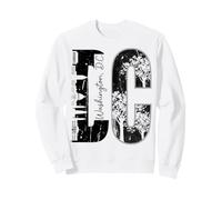Washington DC Capitale City Skyline Arbres Sweatshirt