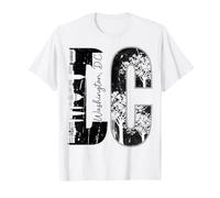 Washington DC Capitale City Skyline Arbres T-Shirt
