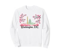 Washington DC Cherry Blossoms Souvenir Fantaisie Sweatshirt