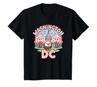 Washington DC Cherry Blossoms Souvenir pour Enfants Motif Aigle Mignon T-Shirt