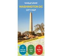 Washington, DC City Map 2ed -anglais- - Lonely planet eng - Lonely Planet - broché - Atlas / carte