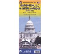 Washington DC & Eastern Corridor Travel Reference Map: 1:12,500/1:1,000,000