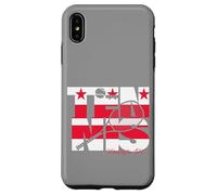 Washington DC Joueur de Tennis The District Flag Art Metro Area Coque pour iPhone XS Max