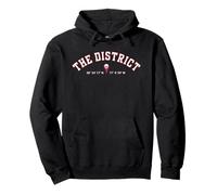 Washington DC Map Pointeur The District GPS Coordonnées DMV Sweat à Capuche