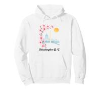 Washington DC Monument Capitol Hill Souvenir Fleur de Cerisier Sweat à Capuche