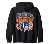 Washington DC The Original Chocolate City Retro Varsity Sweat à Capuche