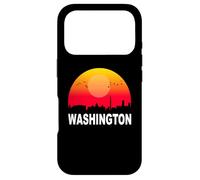 Washington DC Vintage Sunset Retro City State USA Coque pour iPhone 17 Pro
