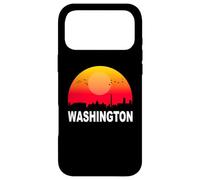 Washington DC Vintage Sunset Retro City State USA Coque pour iPhone 17 Pro Max