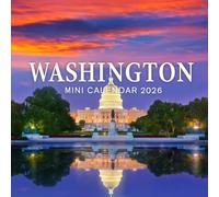 Washington Mini Calendar 2026: 12 Months of Evergreen Peaks, Puget Sound & Wild Beauty