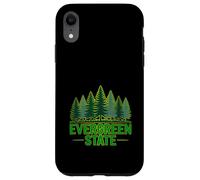 Washington The Evergreen State Nature Lover Forest Coque pour iPhone XR