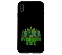 Washington The Evergreen State Nature Lover Forest Coque pour iPhone XS Max