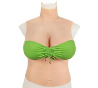 WASHLA Seins en silicone moyen corps Plaques de poitrine Artificielles Seins Booster B-H Coupe pour Drag Queen Transgenre Cosplay (Size : Coupe G, Couleur : Couleur 1)