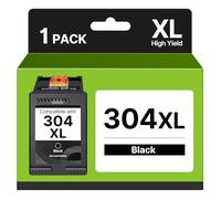 Washope 304 XL Noir Replacement pour HP Cartouche 304 Noir pour Envy 5000