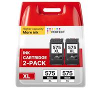 Washope PG-575XL 575 XL Remplacement pour Canon 575 XL Cartouche PG-575XL pour Pixma TR4750i TR4751i TS3550i TS3551i (Noir, 2 Pack)