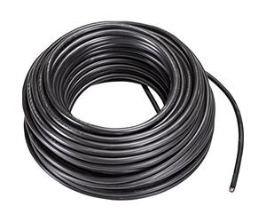 Waskönig-Walter NYY-J Câble de terre en PVC noir - 3 x 2,5 mm² - 50 m - Rouleau pour pose en extérieur, dans le sol - Produit de marque allemande certifié VDE
