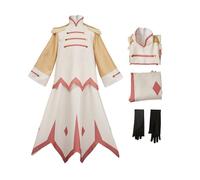 Waslary Costume d'anime Abel pour femme - Costume de cosplay - Veste d'officier - Robe et gants - Ensemble complet - Costume de fête d'Halloween