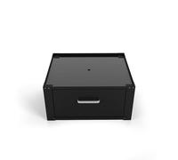 Wasophoogte® Meuble Machine à Laver - Support Machine à Laver Universel - Couleur : Noir - Hauteur : 31 cm - Bac de Rétention Inclus