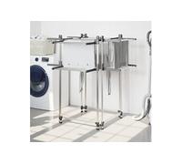 vidaXL Wasrek 107x107x120 cm aluminium154606 G
